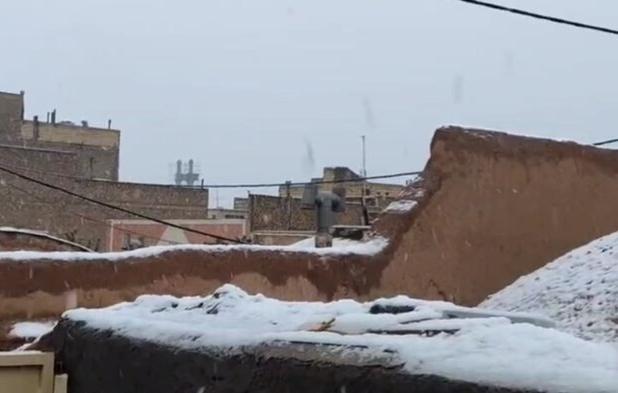 برف مهمان شهر جهانی یزد شد