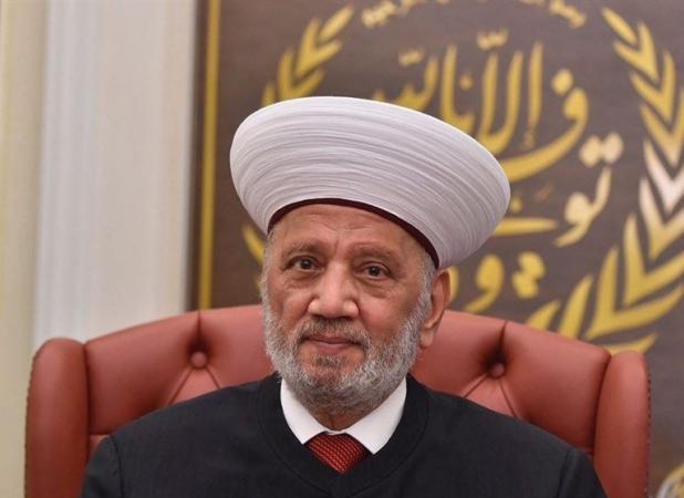 مفتی لبنان: اسرائیل دشمن نخست امت اسلام است/ مخالف عادی‌سازی هستیم
