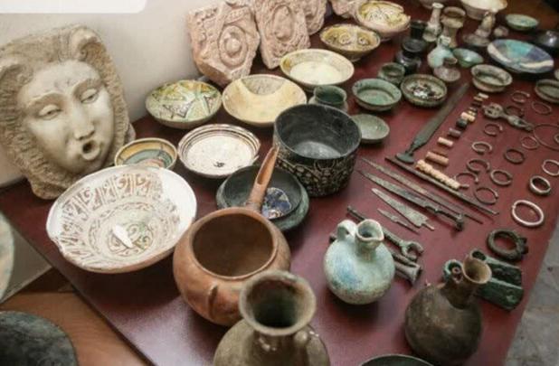 کشف ۳۰۸ اشیای تاریخی دوره هخامنشی و ساسانی در چالوس