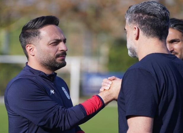 حضور مربی تیم ملی فوتبال در تمرین نوجوانان