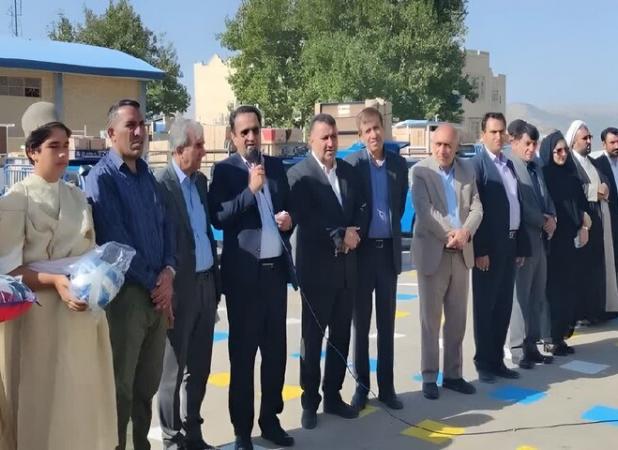 توزیع تجهیزات ورزشی و اقلام بهداشتی بین مدارس کهگیلویه و بویراحمد