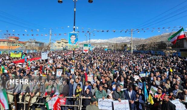 راهپیمایی ۲۲ بهمن کهگیلویه و بویراحمد حماسه ساز شد