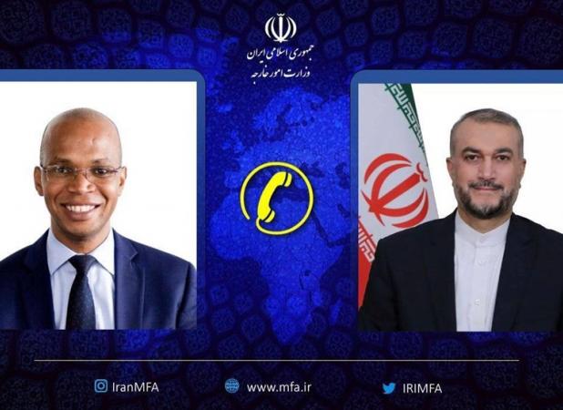 گفتگوی تلفنی امیرعبداللهیان و وزیر خارجه تانزانیا