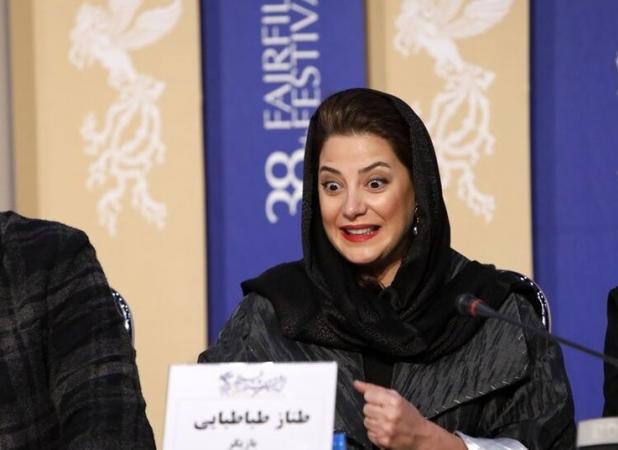 چهره خندان و متعجب «طناز طباطبایی» سوژه عکاسان