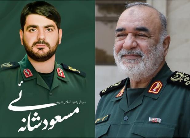 پیکر سردار سلامی در گلپایگان تشییع می‌شود