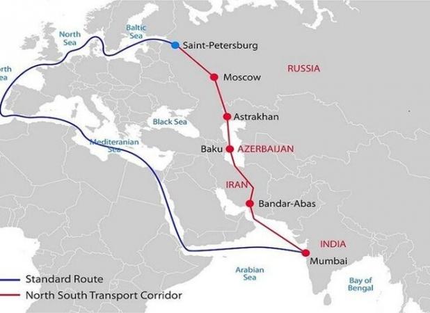 اجرایی شدن پروژه کریدور شمال –جنوب مورد تاکید دولت ایران است