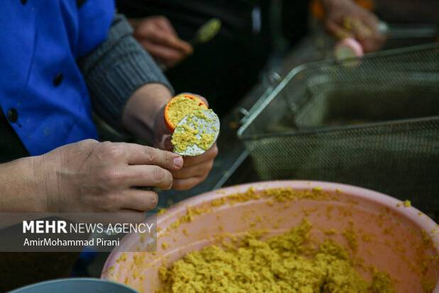 موکب مردمی پذیرایی در مسیر شادپیمایی نیمه شعبان در کرمانشاه