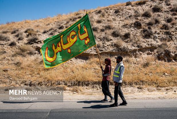 بیست و چهارمین حماسه پیاده‌روی؛ کاروان انصارالحسین از مشهد تا کربلا