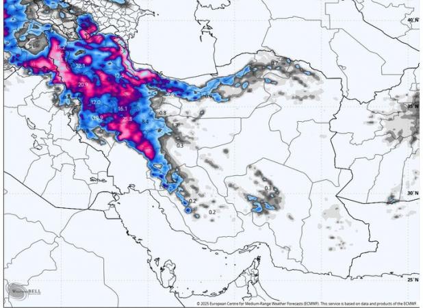 هواشناسی ایران ۱۶ بهمن؛ سامانه بارشی برف و باران در راه ۶ استان