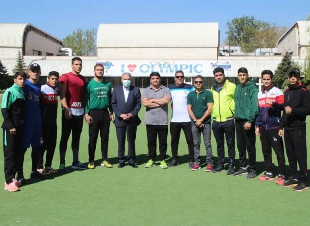 بازدید رئیس کمیته ملی المپیک از تمرینات تیم بوکس جوانان