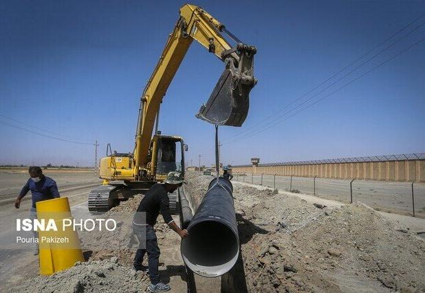 آغاز توسعه خط انتقال آب برای سه روستای مینودشت با همکاری خیر آبرسان