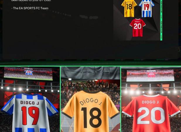 یادبود زیبای FC۲۶ برای دیوگو ژوتا