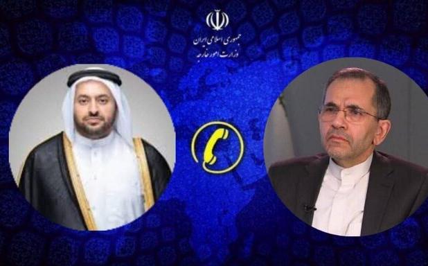 گفتگوی تلفنی تخت روانچی با وزیر مشاور وزارت خارجه قطر