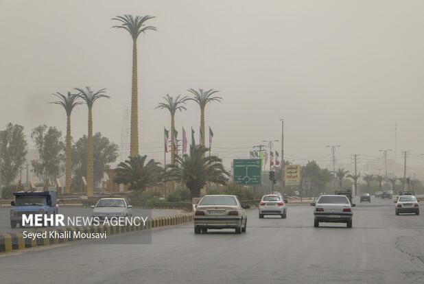 وقوع گرد و غبار در خوزستان؛ تداوم رطوبت و شرجی