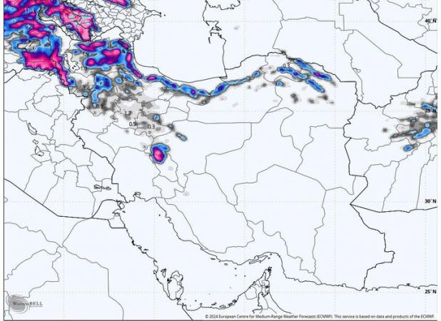 ورود نخستین سامانه بارش‌ برف به کشور از روز یکشنبه