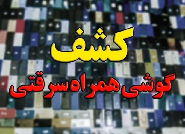 ۳۴ دستگاه گوشی سرقتی در هنگ تایباد کشف شد