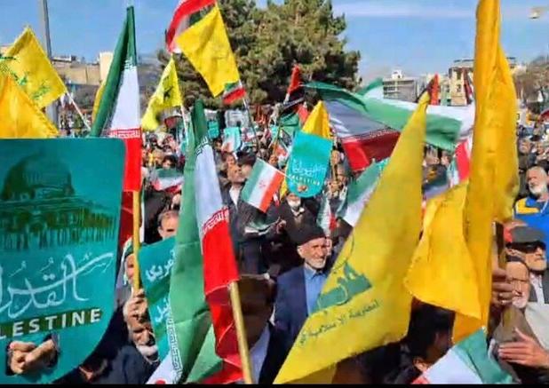 راهپیمایی روز قدس با حضور پرشور مردم دهلران