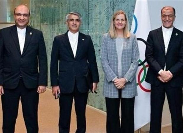 دیدار خسروی‌وفا و علی‌نژاد با رئیس جدید کمیته بین‌المللی المپیک