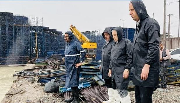 پایداری تأسیسات بندری در بارندگی‌های شدید حفظ شد