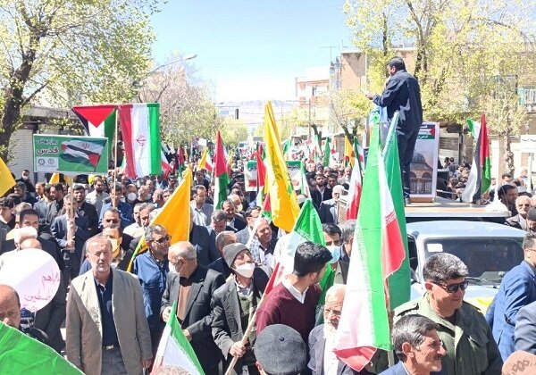 حضور پر شور مردم شهرکرد در راهپیمایی روز قدس