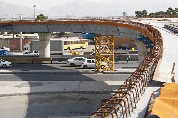 پیشرفت ۸۰ درصدی روگذر فتح ـ باغستان در منطقه ۲۱ تهران