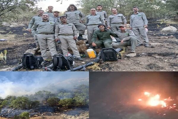 ۲۰ هکتار از مراتع منطقه حفاظت شده «اشترانکوه» دچار آتش‌سوزی شد