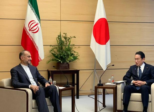 امیر عبداللهیان با وزیر امور خارجه ژاپن دیدار کرد