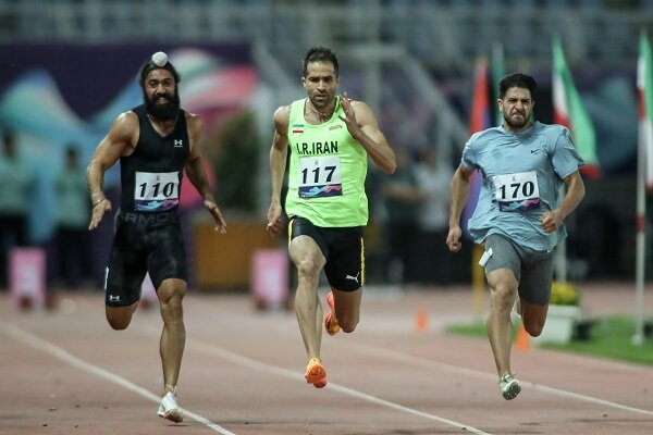 نتایج روز نخست دوومیدانی قهرمانی کشور؛ قهرمانی تفتیان در دوی ۱۰۰ متر