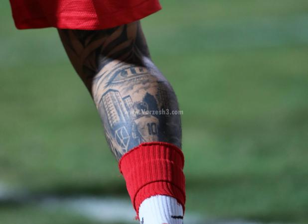 تتوی عجیب بازیکن جوان پرسپولیس مورد توجه قرار گرفت