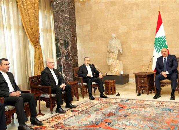 دیدار عراقچی با رئیس جمهور لبنان