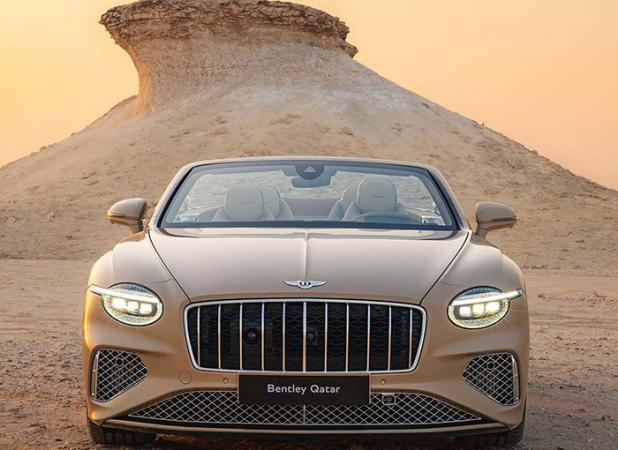 بنتلی آزور با الهام از زیبایی غروب خلیج فارس