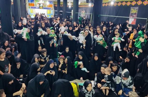 نوای لالایی لالایی علی‌اصغر (ع) در اردستان طنین‌انداز شد