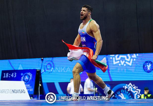 کشتی آزاد زیر ۲۳ سال ایران نایب قهرمان جهان شد/ قهرمانی آمریکا با ۴ طلا