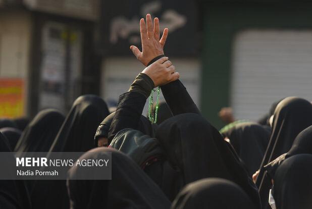 عزاداری با شکوه مردم دلگان در سالروز شهادت حضرت فاطمه(س)