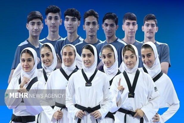 تکواندوکاران دختر و پسر ایران نایب قهرمان آسیا شدند