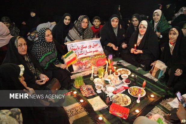 تصاویری از تحویل سال در شلمچه