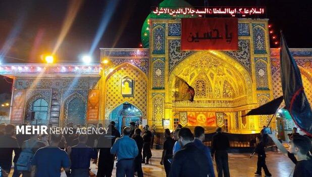 عزاداری شب شهادت حضرت رقیه (س) در آستانه اشرفیه