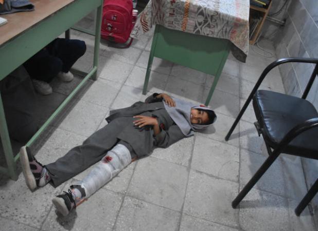 مانور آمادگی در برابر زلزله در مدارس شهرستان دهلران