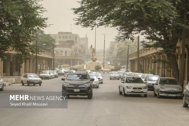 هوای ۱۳ شهر خوزستان امروز در وضعیت قرمز و نارنجی است