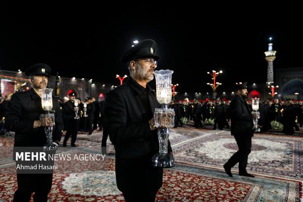 مراسم خطبه‌خوانی شب عاشورا
