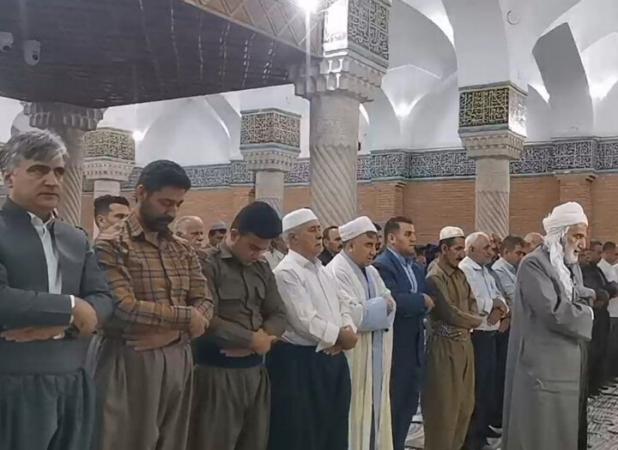 برپایی نماز عید سعید قربان در مسجد جامع سنندج