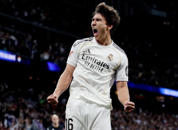 جشنواره گل رئال مادرید در شب هت‌تریک گارسیا