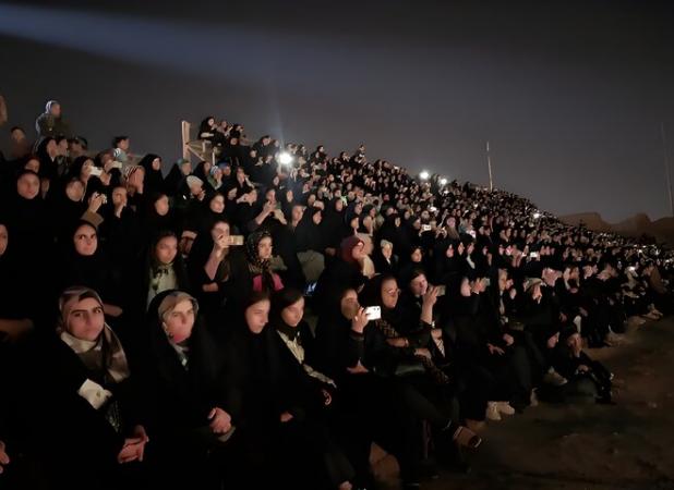 شور وصف‌ناشدنی دختران دانش‌آموز در راهیان نور