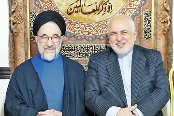 ظریف به دیدار سیدمحمد خاتمی رفت