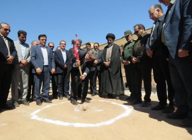 استخر دانش‌آموزی در شهرسستان خلخال کلنگ زنی شد