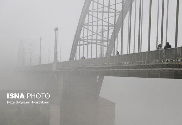 هشدار سطح «نارنجی» وقوع مه در خوزستان