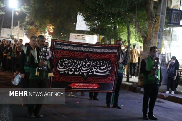 مراسم پرشور عزاداری مسلمیه در ورامین برگزار شد
