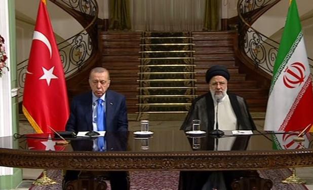 تأکید اردوغان و رئیسی بر ضرورت همکاری دستگاه‌های دیپلماسی ۲ کشور در دفاع از فلسطین