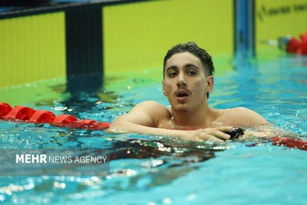 قاسمی به برنز ماده شنای ۲۰۰ متر آزاد رسید