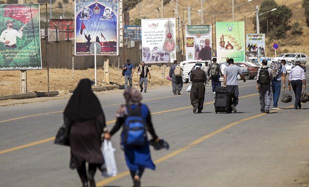 تردد 95 هزار زائر اربعین از مرز بین‌المللی باشماق